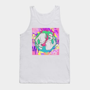 Dope Slluks logo remix is super lit illustration Tank Top